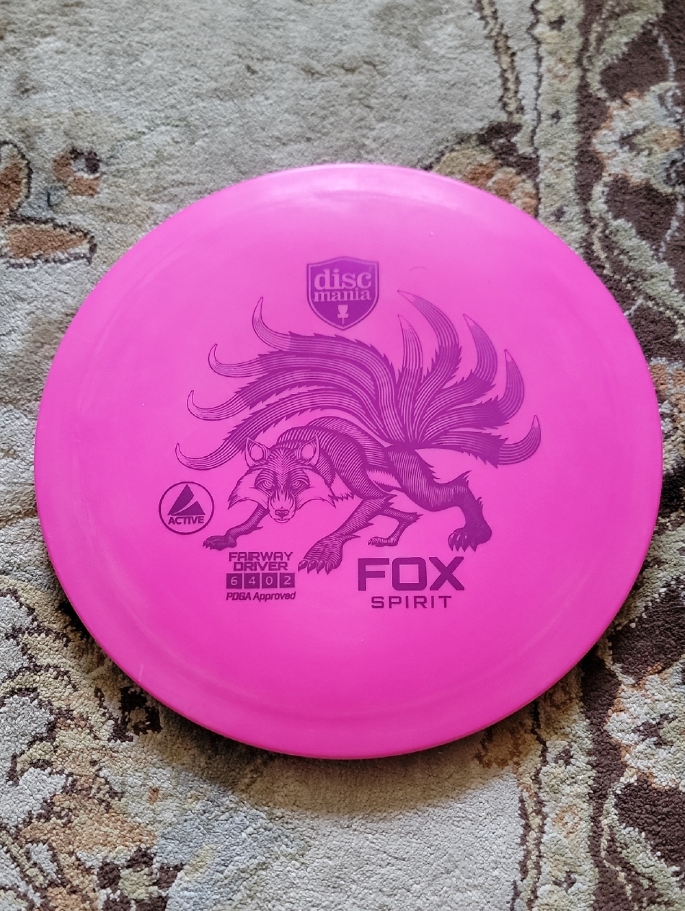 NEW Discmania Fox Spirit Fairway Driver 175G Pink Rebranded As Magician OOP RARE